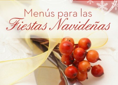 Menus para las fiestas navideñas